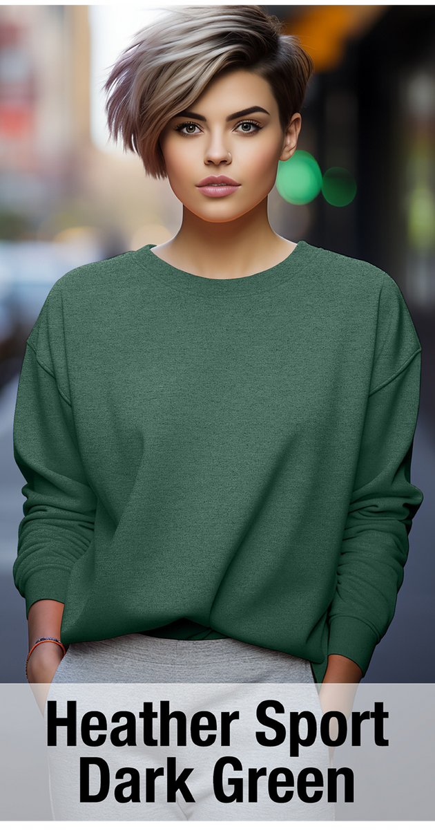 Heather Sport Dark Green Sweatshirt