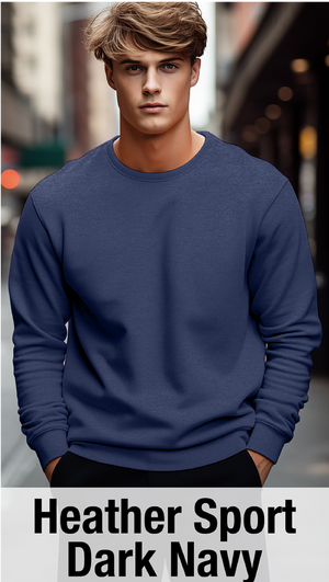 Heather Sport Dark Navy Sweatshirt