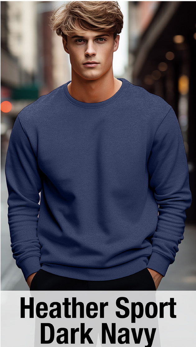 Heather Sport Dark Navy Sweatshirt