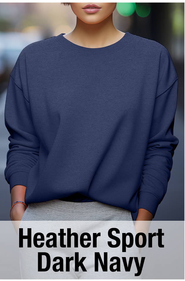 Heather Sport Dark Navy Sweatshirt