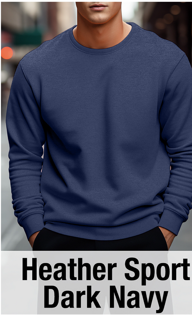 Heather Sport Dark Navy Sweatshirt