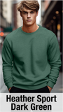 Heather Sport Dark Green Sweatshirt