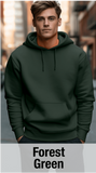 Forest Green Hoodie with Kangaroo Pocket