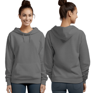 Graphite Heather Hoodie with Kangaroo Pocket