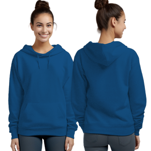 Heather Sport Royal Hoodie with Kangaroo Pocket