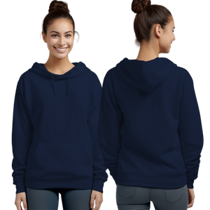 Navy Hoodie with Kangaroo Pocket