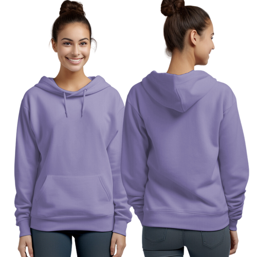 Orchid Hoodie with Kangaroo Pocket