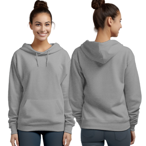 Sport Grey Hoodie with Kangaroo Pocket