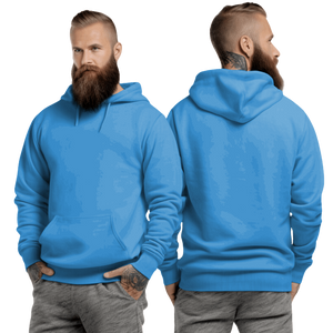 Carolina Blue Hoodie with Kangaroo Pocket-MOQ 50 pcs