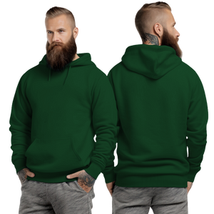 Forest Green Hoodie with Kangaroo Pocket