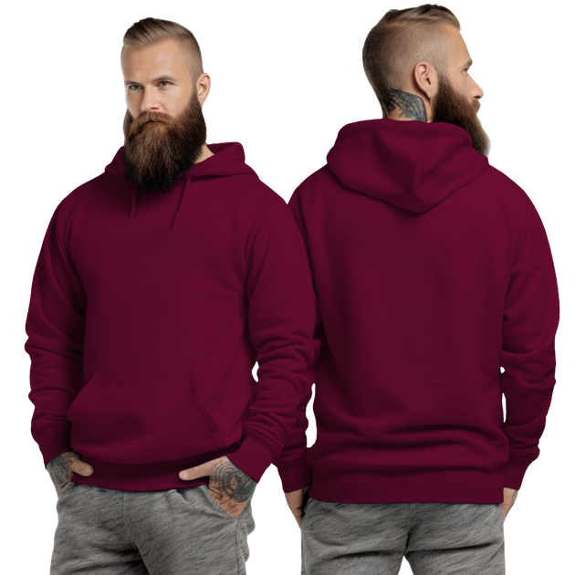 Garnet Hoodie with Kangaroo Pocket