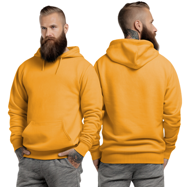 Gold Hoodie with Kangaroo Pocket