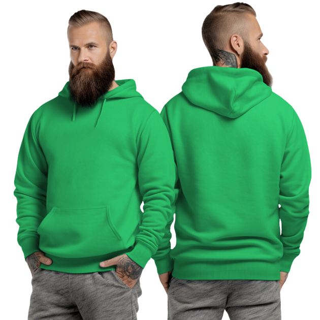 Irish Green Hoodie with Kangaroo Pocket-