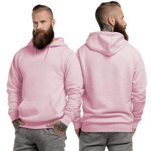 Light Pink Hoodie with Kangaroo Pocket-