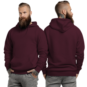 Maroon Hoodie with Kangaroo Pocket-