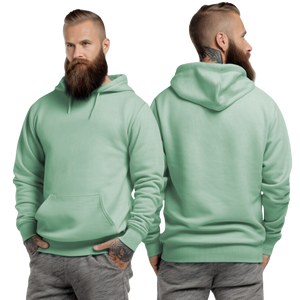 Mint Green Hoodie with Kangaroo Pocket-