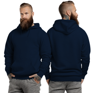 Navy Hoodie with Kangaroo Pocket-