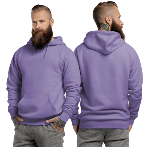 Orchid Hoodie with Kangaroo Pocket-