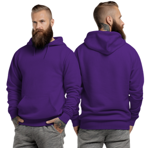 Purple Hoodie with Kangaroo Pocket-