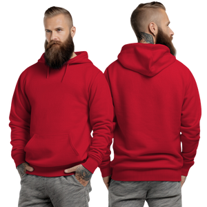 Red Hoodie with Kangaroo Pocket-