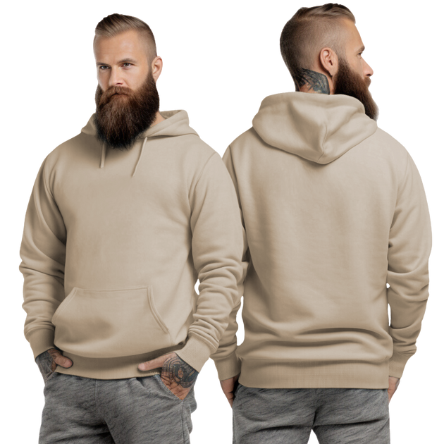 Sand Hoodie with Kangaroo Pocket-