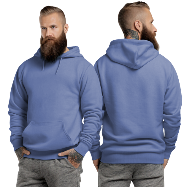 Violet Hoodie with Kangaroo Pocket-