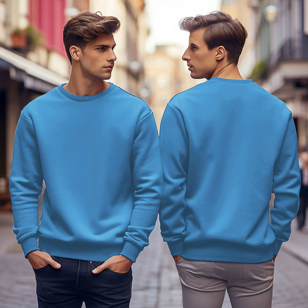 Carolina Blue Sweatshirt MOQ 50 PCS