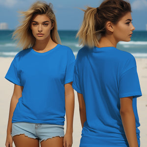 Neon Blue T-Shirt -MOQ 50 pcs