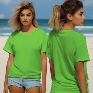 Neon Green T-Shirt -MOQ 50 pcs