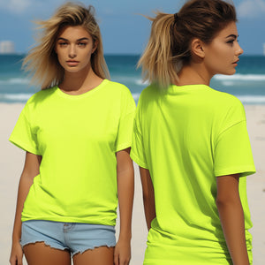 Safety Green T-Shirt -MOQ 50 pcs