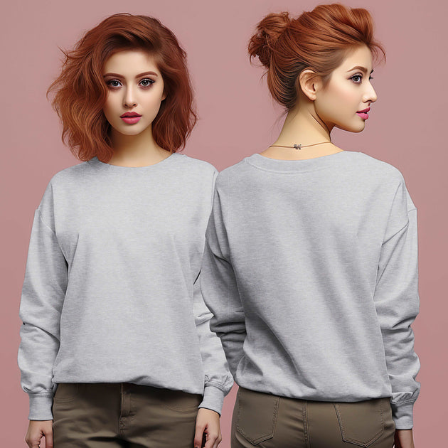 Ash Sweatshirt MOQ 50 PCS