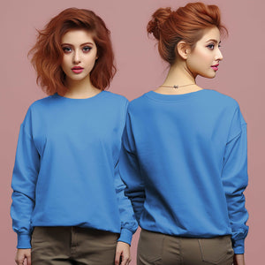 Carolina Blue Sweatshirt MOQ 50 PCS