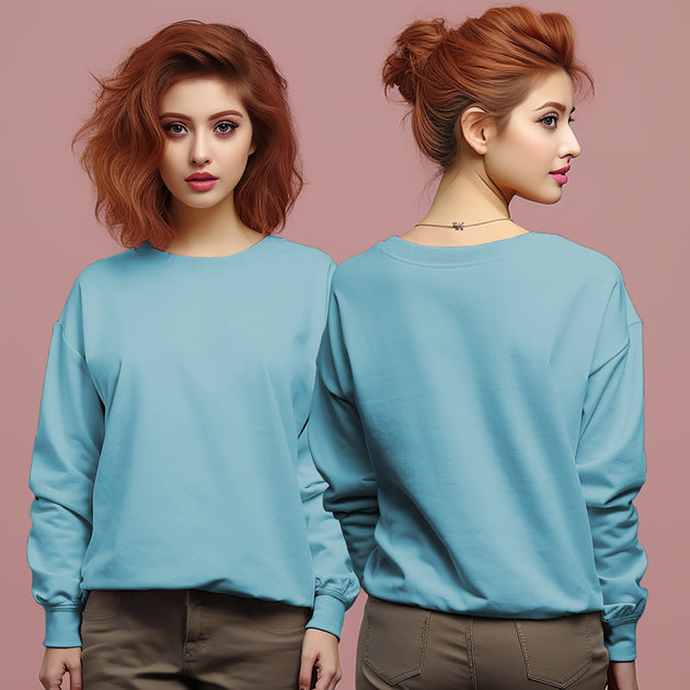 Light Blue Sweatshirt