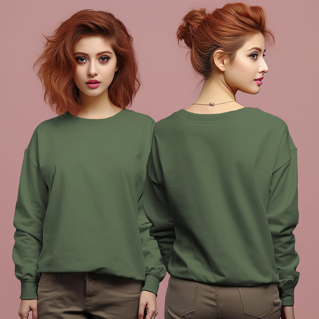 Military Green Sweatshirt