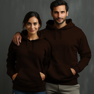 Dark Chocolate Hoodie with Kangaroo Pocket