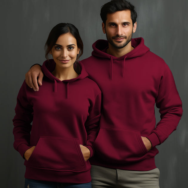 Garnet Hoodie with Kangaroo Pocket