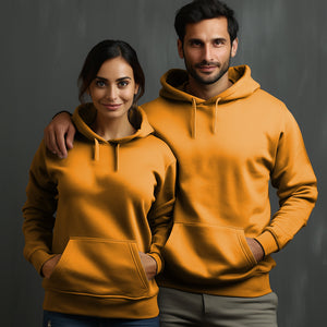 Gold Hoodie with Kangaroo Pocket