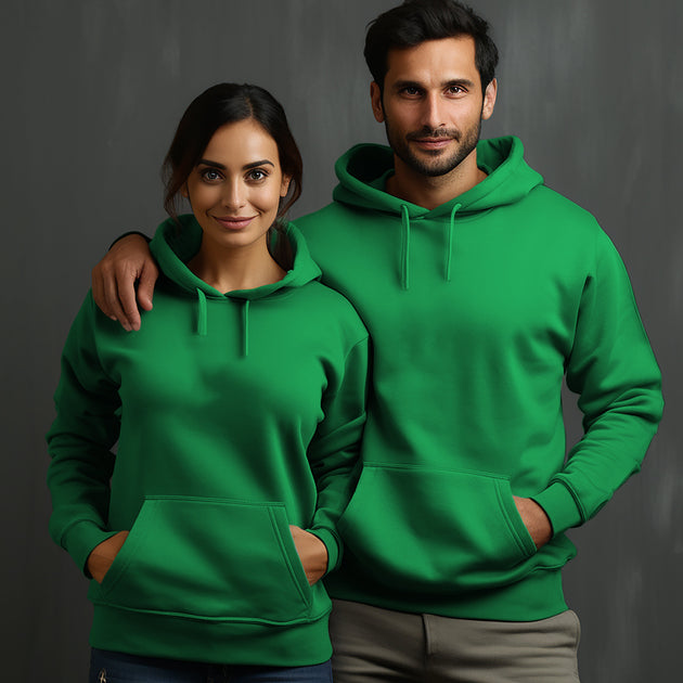 Irish Green Hoodie with Kangaroo Pocket