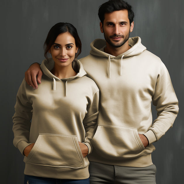 Sand Hoodie with Kangaroo Pocket