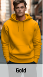 Gold Hoodie with Kangaroo Pocket