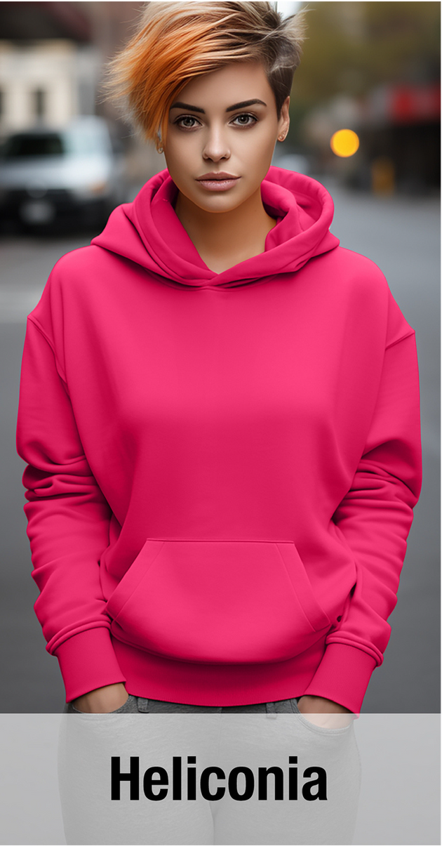 Heliconia Hoodie with Kangaroo Pocket