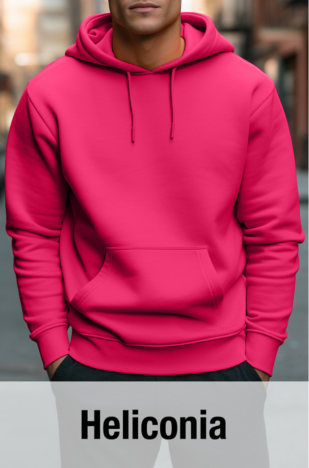 Heliconia Hoodie with Kangaroo Pocket