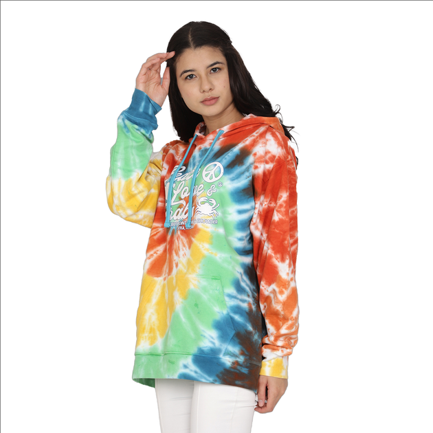 Spiral Mult colour Hoodie