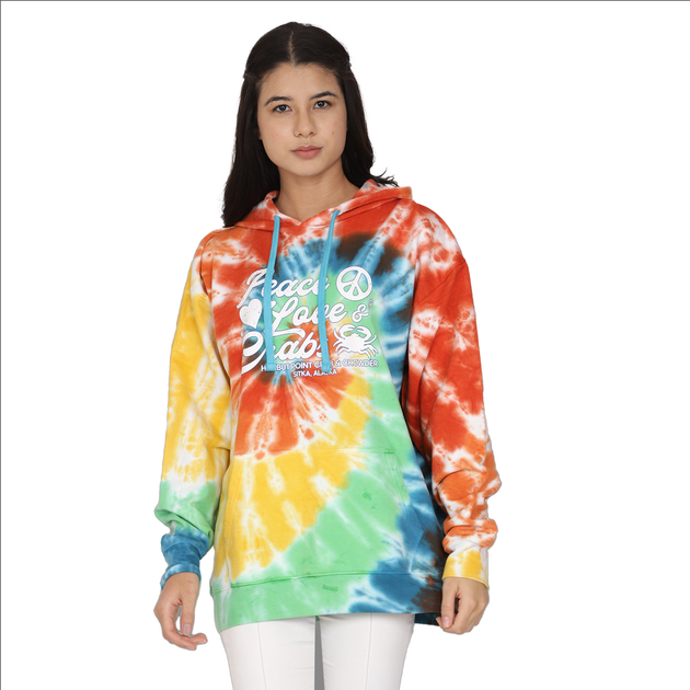 Spiral Mult colour Hoodie