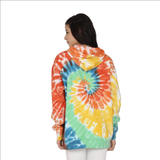 Spiral Mult colour Hoodie