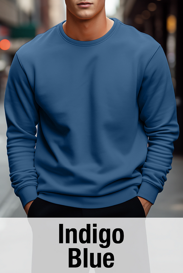 Indigo Blue Sweatshirt