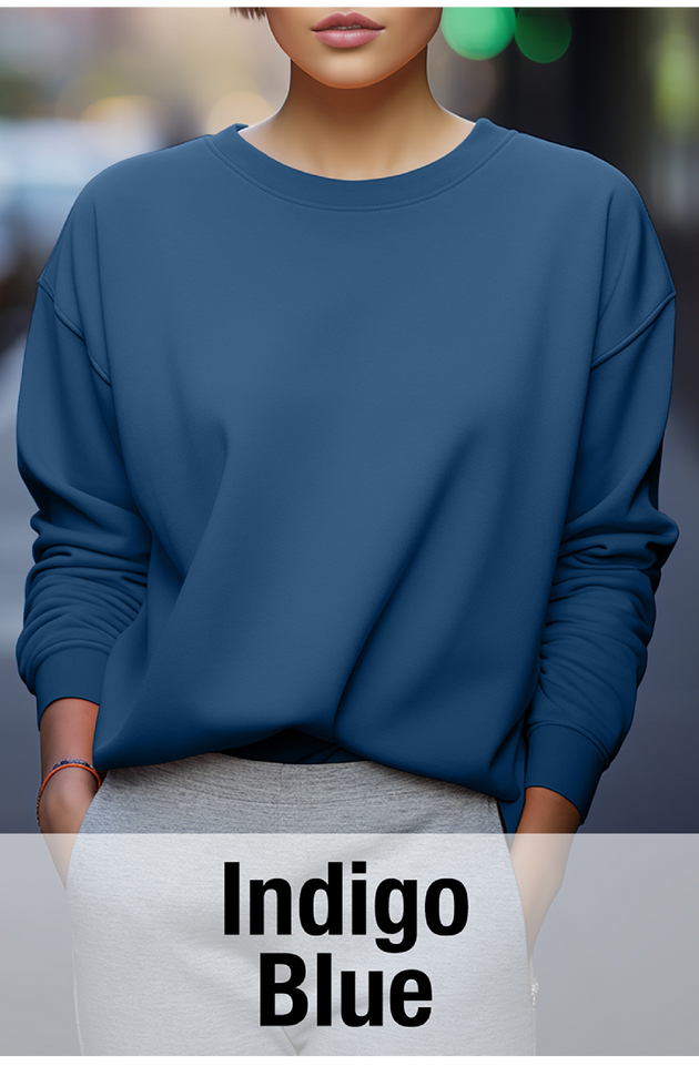 Indigo Blue Sweatshirt