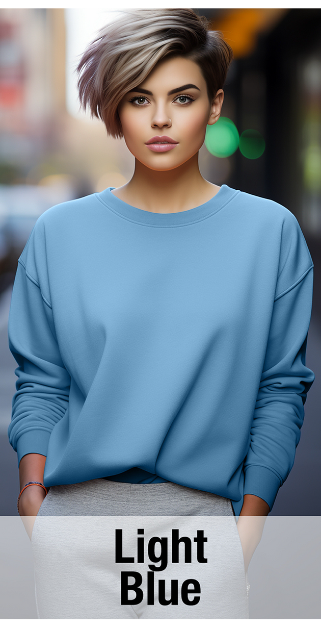 Light Blue Sweatshirt