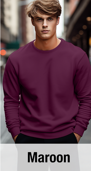 Sweat-shirt marron MOQ 50 PCS