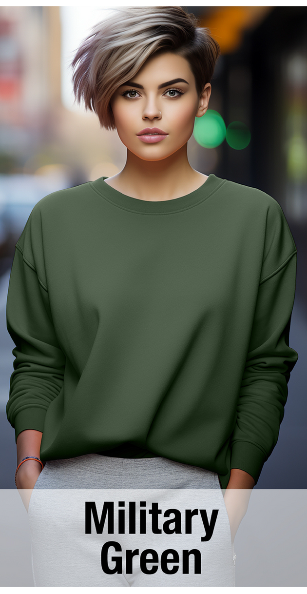 Military Green Sweatshirt